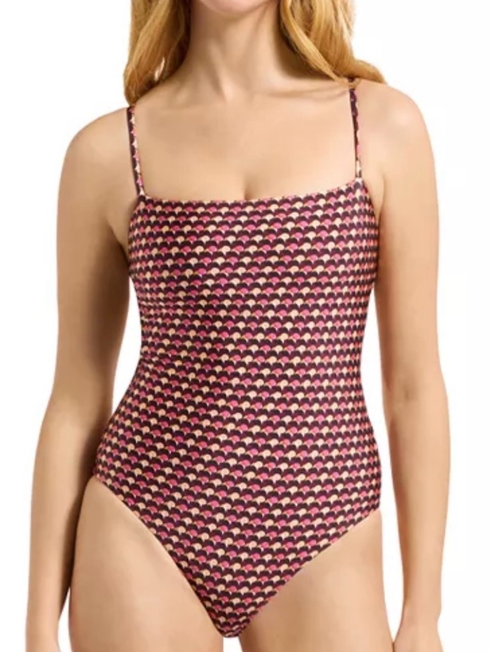 kate spade Espresso One-Piece Swimsuit NWT